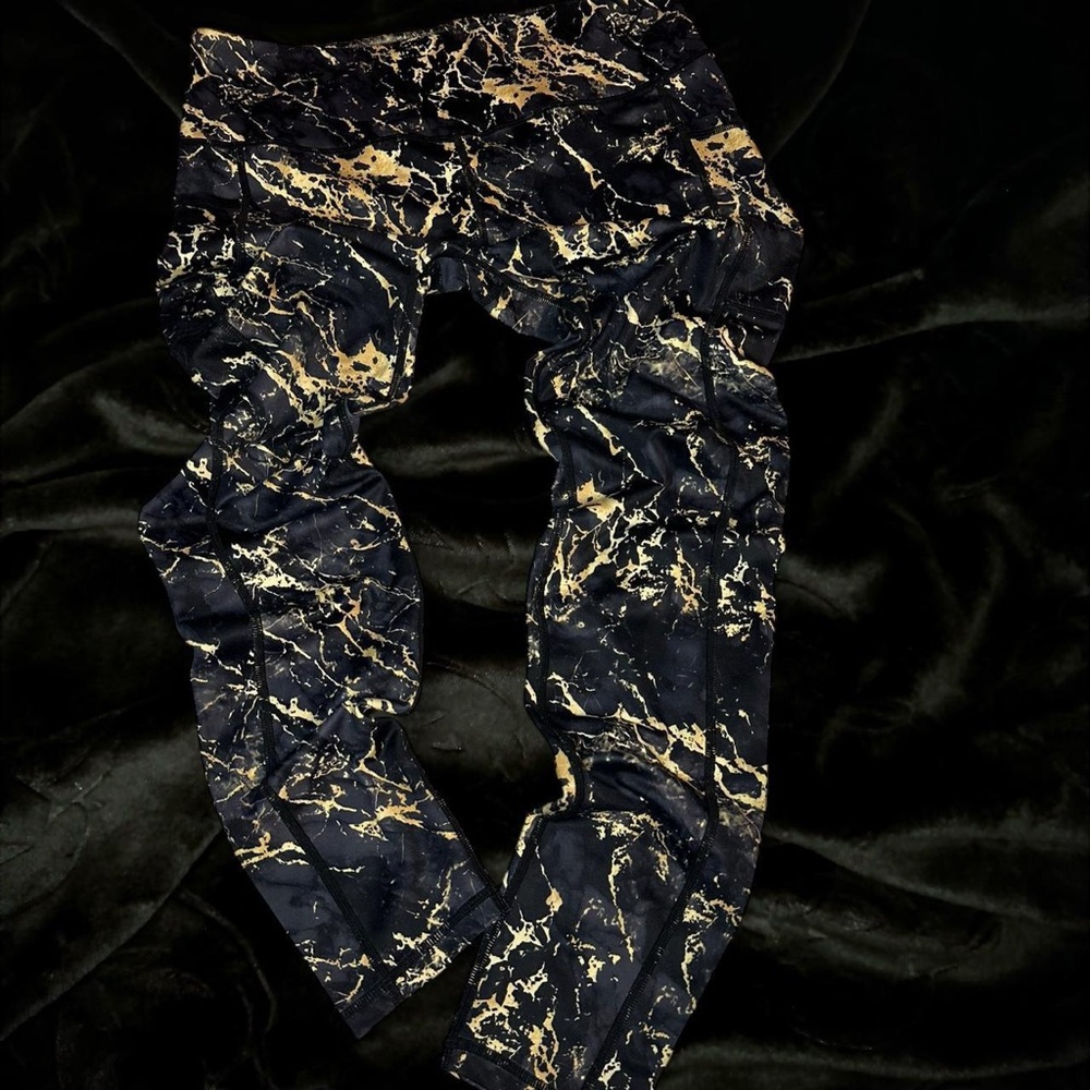 Constantly Varied Gear Black and Gold Leggings